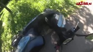 Ucieczka przed policją na skuterze