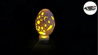 Ażurowa pisanka lampion z wydmuszki - Pomysły plastyczne dla każdego