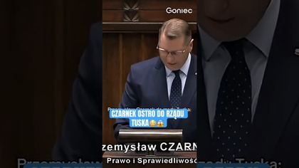 CZARNEK OSTRO DO RZĄDU TUSKA: Przestańcie być popychadłami!
