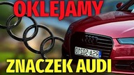 Oklejanie znaczka AUDI folią: DECHROMING (How to wrap AUDI LOGO)