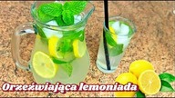 Pyszna i bardzo orzeźwiająca LEMONIADA cytrynowa  - IDEALNY NAPÓJ NA UPAŁY GASI PRAGNIENIE