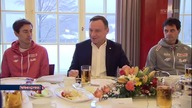 Skoczkowie na śniadaniu u prezydenta (14. 01. 2017)