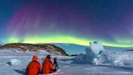 Aurora Australis Zorza polarna Antarktyda,  Listopad 2016  płaska ziemia vs kula ziemska
