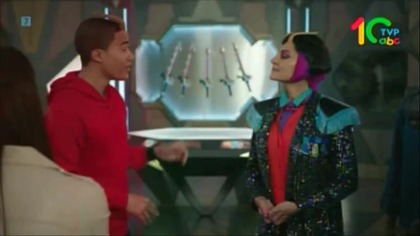 Power Rangers Dino Fury S28E10 Telefon do domu TVP ABC jubileuszowe logo