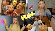 Vlog- wielkie ciastko / zakupy/ i mam czarne włosy....