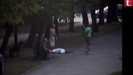 Patologia ze Szczecinka skopał faceta i jego kobietę!