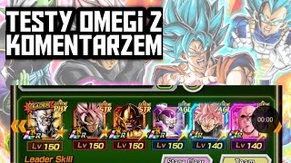 OMEGA SHENRON TEST DRUZYNY Z KOMENTARZEM DBZ DOKKAN BATTLE PL