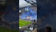 Popis kibiców Lecha Poznań.  Trwa karnawał przy Bułgarskiej