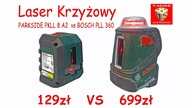 Laser Krzyżowy BOSCH PLL 360 vs PARKSIDE PKLL 8 A2 TEST - Czy warto zapłacić 500zł więcej ?
