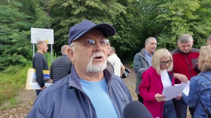 Nie chcą nowych bloków.  Protest mieszkańców Dąbrowy w TVP