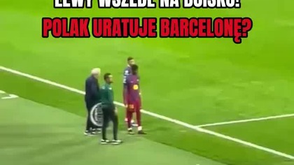 Lewy wchodzi na boisko! Uratuje Barcelonę? #shorts