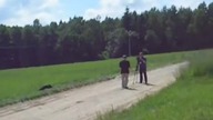 Protest w Krasnogrudzie przeciw dyskryminacji Polaków na Litwie