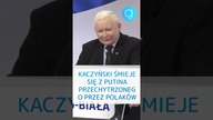 Kaczyński śmieje się z Putina przechytrzonego przez Polaków #shorts