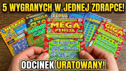 Zdrapki Lotto  Mix za stówkę!  Dobrze, że wybrałem tą zdrapkę! 