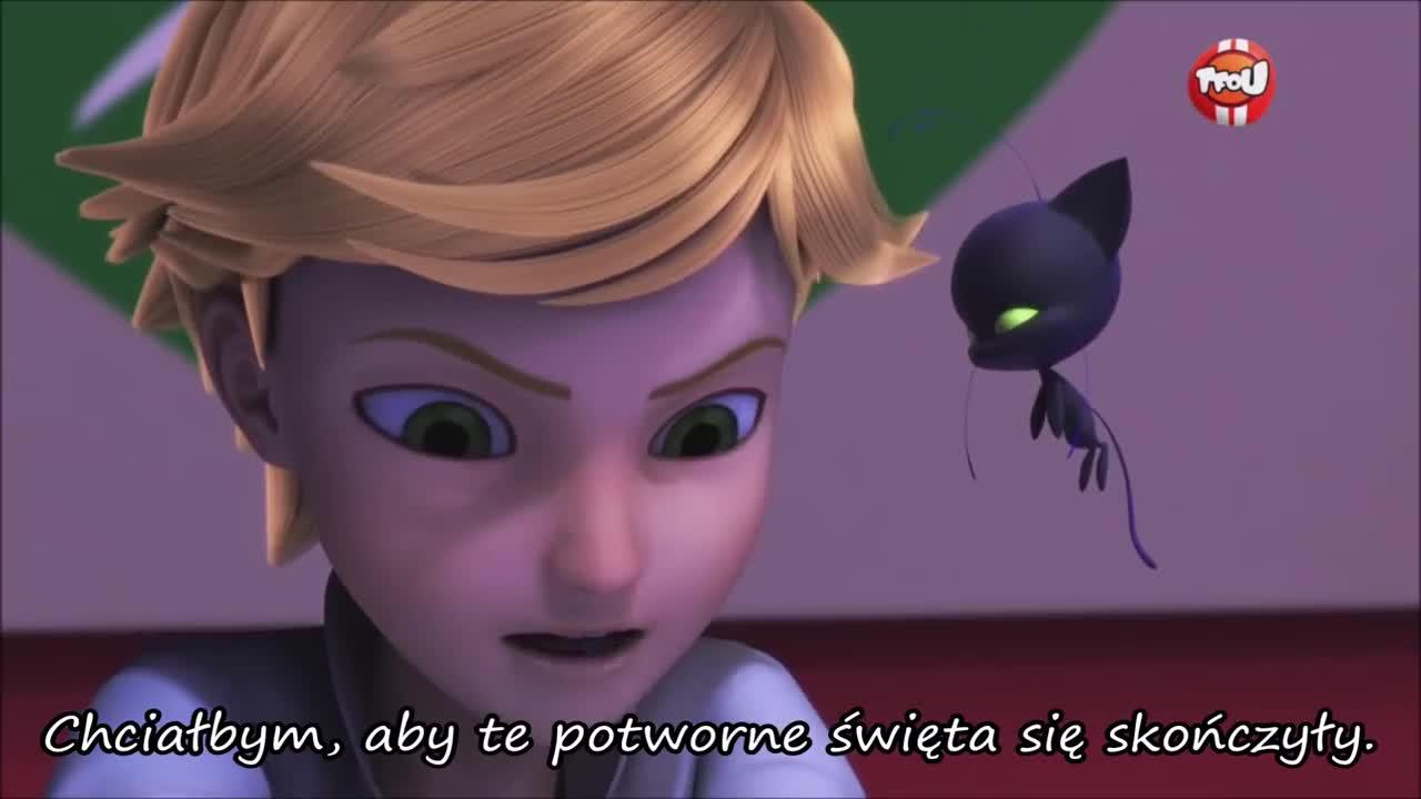 Miraculum Biedronka I Czarny Kot S01e25 Kamienne Serce Początki