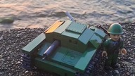 COBI w Gdyni - Wschód Słońca #shorts #bricks #cobi #tank #sea #gdynia #poland #polska