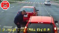 Głupia kolizja w Łodzi - zajechał i się zatrzymał, drugi uderzył.  STOP PIRAT