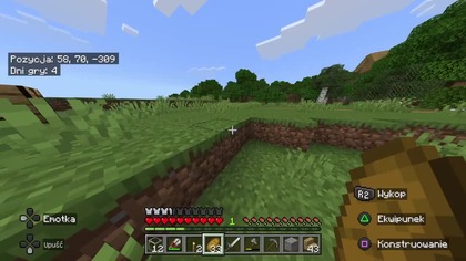 Minecraft survival odcinek #03 początek budowy magazynu