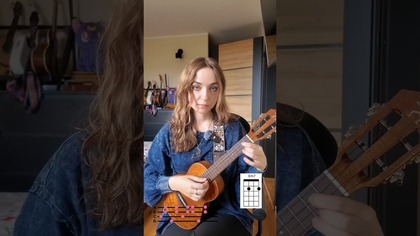 #rankoukulele #dzieńkota #polskamuzyka #shorts #tutorialukulele