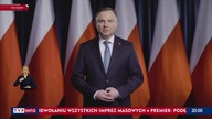 Prezydent Andrzej Duda wygłosił orędzie w związku z koronawirusem