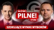 PILNE! SZOKUJĄCE WYNIKI WYBORÓW PREZYDENCKICH - NA ŻYWO - II TURA