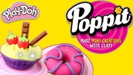 Play Doh  Poppit!  3 kolory  Desery z ciastoliny  kreatywne zabawki