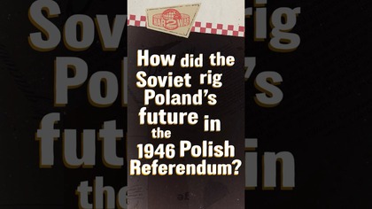 In 1946, Poland held a national referendumon paper, it was democratic.
In reality, it marked the beginning of Soviet control.
This Short reveals how the USSR manipulated the vote to shape Polands future.
#Poland #ColdWar #SovietUnion #PostWW2 #TimeGhost #HistoryShorts #YouTubeShorts

Join us on Patreon: https://www.patreon.com/TimeGhostHistory

Subscribe to our World War Two series: https://www.youtube.com/c/worldwartwo?sub_confirmation1
Like TimeGhost on Facebook: https://www.facebook.com/TimeGhost-1667151356690693/

Hosted by: Indy Neidell, Spartacus Olsson, Sebastian Brandtstetter, Astrid Deinhard Olsson & Anna Deinhard 
Director: Astrid Deinhard
Producers: Astrid Deinhard and Spartacus Olsson
Executive Producers: Astrid Deinhard, Indy Neidell, Spartacus Olsson
Creative Producer: Marek Kamiński
Artwork and color grading by: Mikołaj Uchman
Sound design by: Marek Kamiński

#timeghost #history #historical #history #worldwartwohistory #worldwartwo #ww2 #ww2history #historymatters #maps #cartography #camo
