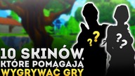 10 SKINÓW, KTÓRE POMAGAJĄ WYGRYWAĆ GRY! (Fortnite)