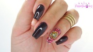 Rose nail art tutorial / Cuccio