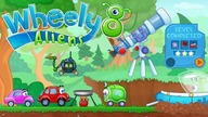 Wheely 8 ALIENS All 3 stars cartoons cars puzzle game gameplay walkthrough free games iOS JustBaby