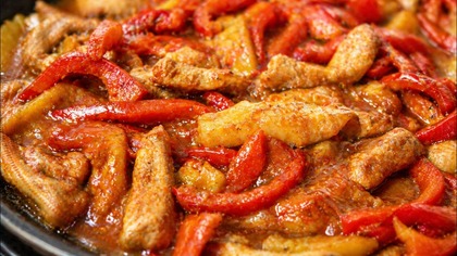 Wieprzowina po węgiersku  prosty obiad z patelni