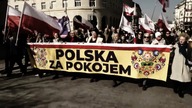 Polska za pokojem  wielki wiec w centrum Warszawy
