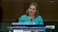 Podsekretarz stanu USA Victoria Nuland przyznaje, że Ukraina ma biologiczne zaplecze badawcze