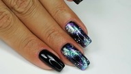 Galaxy nails art  / Bluesky A21, XSJ11
