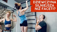 Dziewczyna i podciąganie na drążku.  Zrobisz więcej?