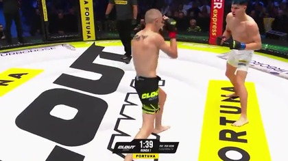 Clout mma 1 walka Domnik Skowyra vs Piotr Lizak Lizakowski