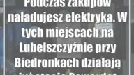 Podczas zakupów naładujesz elektryka.  W tych miejscach na Lubelszczyźnie przy Biedr...