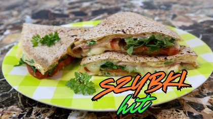 Hit na szybkie śniadanie!  Rewelacyjna tortilla z jajkiem i serem, którą zrobisz w 5 minut!