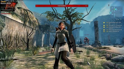 Vindictus: Stuck in stone Gnoll Chieftain and Black Breeze [Glitch]