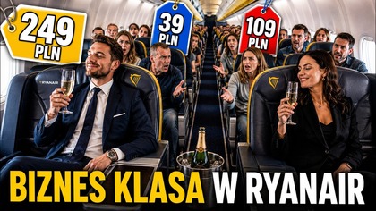 TO ZMIENI TANIE LATANIE! BIZNES KLASA W RYANAIR