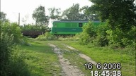 ST43-21 z pustymi wagonami na platformy w Poznaniu