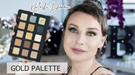 Natasha Denona Gold Palette PIERWSZE WRAŻENIE i TUTORIAL