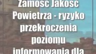 Zamość: Jakość Powietrza - ryzyko przekroczenia poziomu informowania dla pyłu PM10
