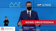 Czerwona strefa w całej Polsce.  Rząd podał listę nowych obostrzeń
