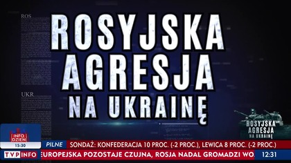 TVP Info - Rosyjska agresja na Ukrainę - przerywnik (17. 02. 2022)