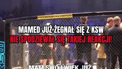 Mamed Chalidow już chciał kończyć karierę.  Nie spodziewał się takiej reakcji! 