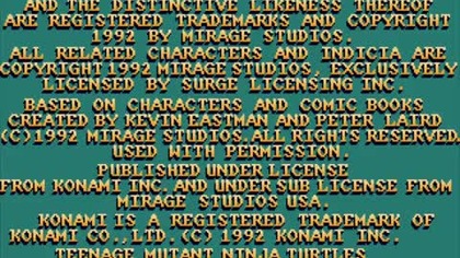 (MS-DOS) Teenage Mutant Ninja Turtles 2 - The Arcade Game - poradnik do gry