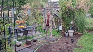 Garden kuRaż * płytki chodnikowe i kogut Leghorn
