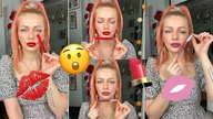 VLOG - TEST POMADEK Z NYX SHINE LOUD !!!!+ DZIEN ZE MNA