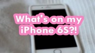 WHATS ON MY IPHONE 6S?! | Wiktoria